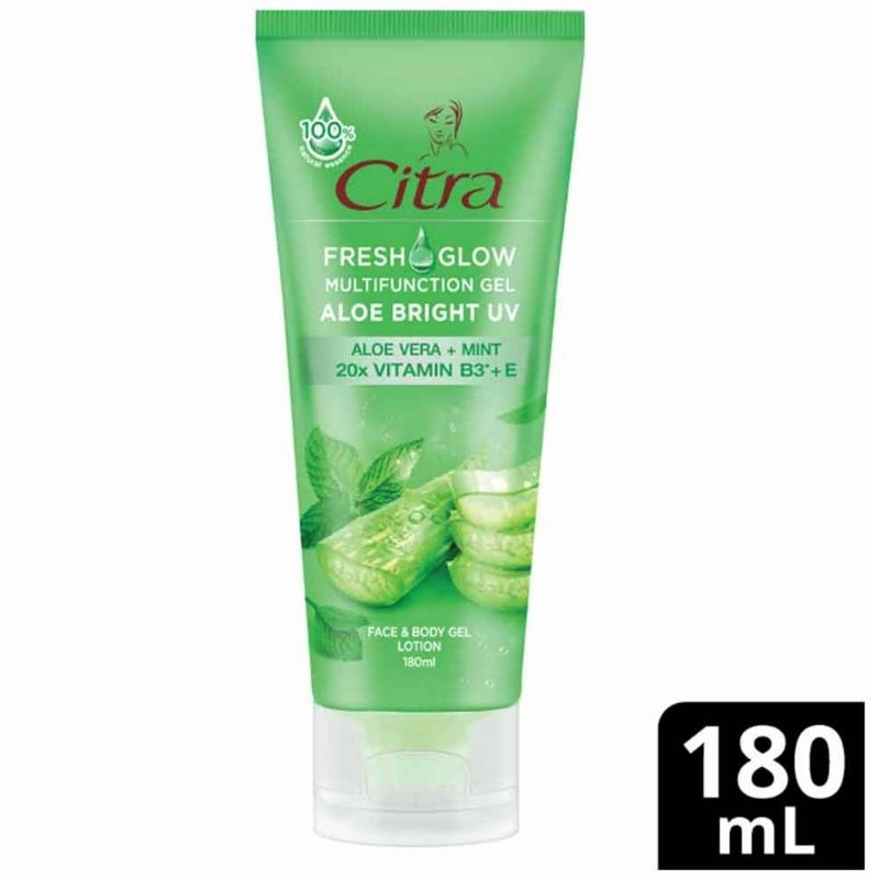 Jual Citra Fresh Glow Multifunction Gel Aloe Vera 180ml Shopee Indonesia 6505