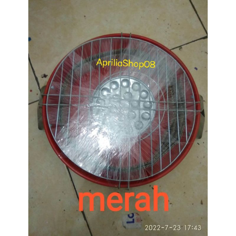 Jual Happy Grill Roster Merah Anggangan Sosis Bakar Bulat Bbq Set Alat 