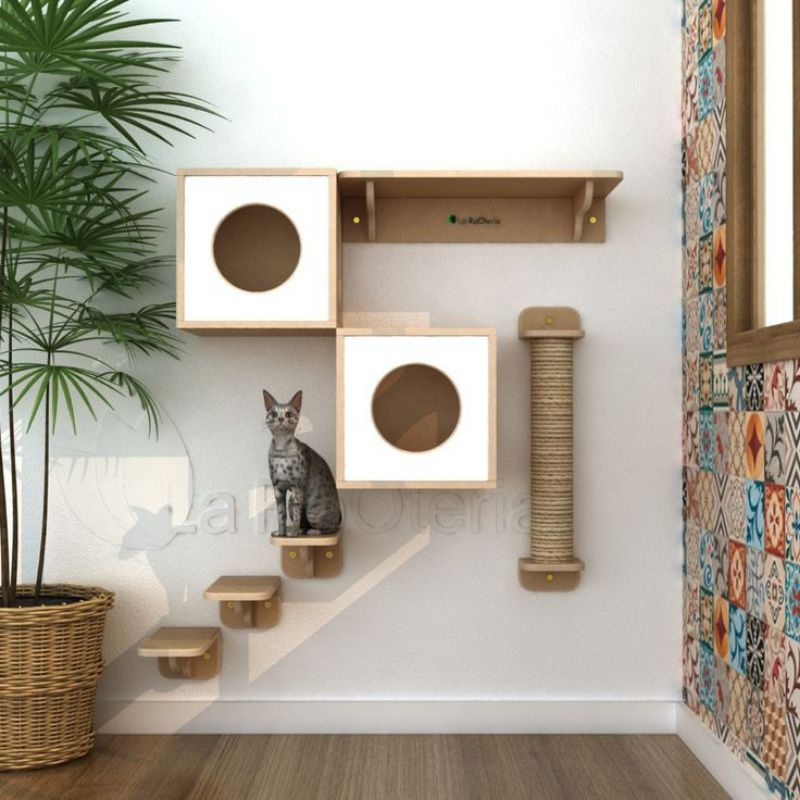 Jual Satu Set CAT PLAYGROUND/CAT WALL PLAYGROUND/CAT TREE/CAKARAN ...