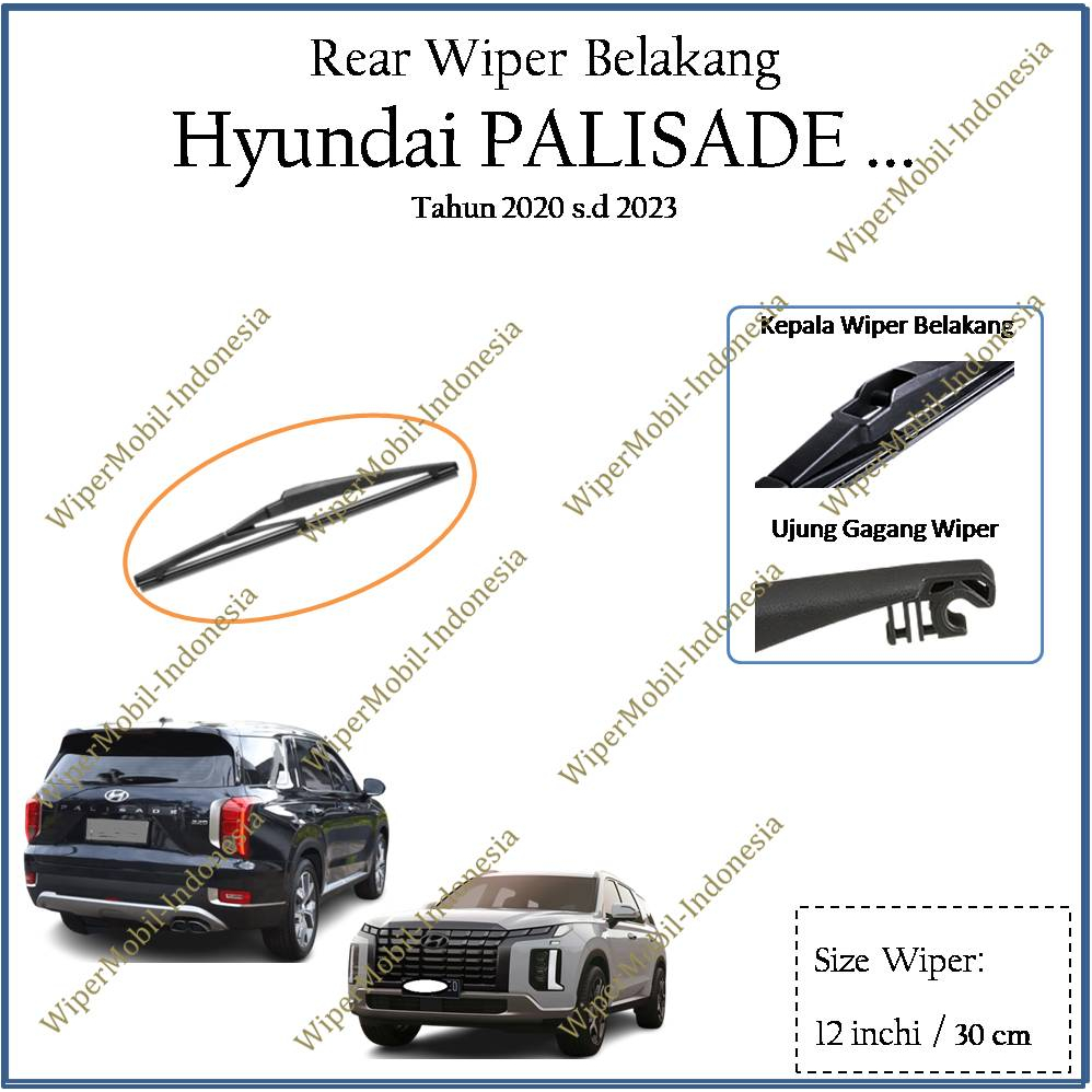 Jual Wiper Kaca Belakang Hyundai Palisade Tahun