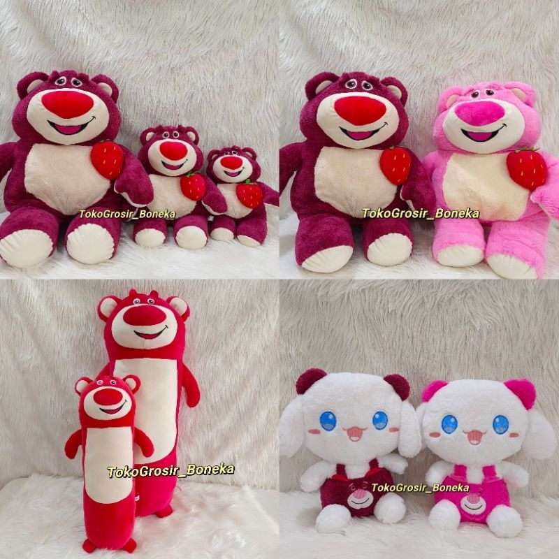 Jual New Boneka Guling Super Jumbo Besar Lotso Cinnamoroll Lotso