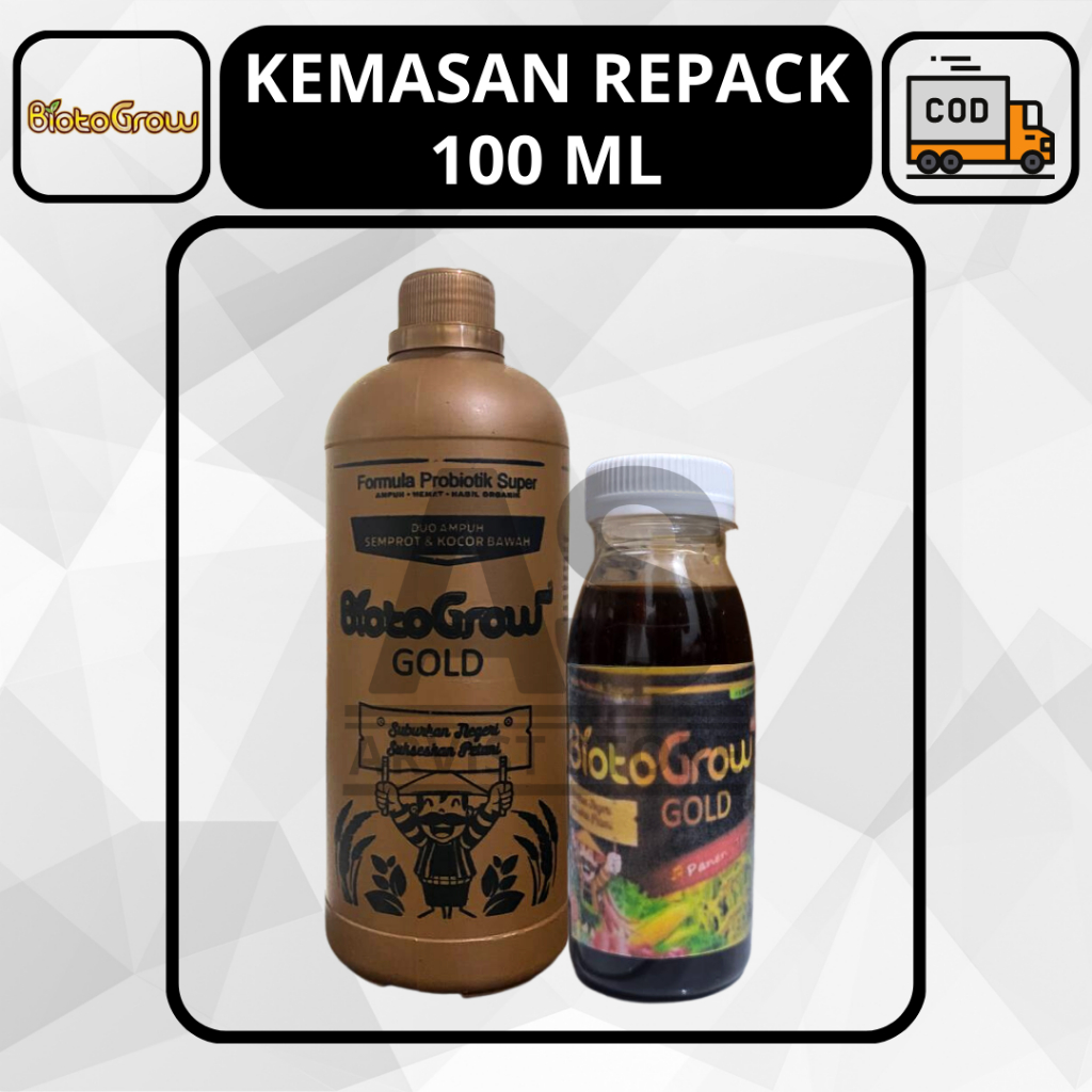 Jual BiotoGrow Gold Pupuk Probiotik Organik Multiguna Kemasan Repack ...