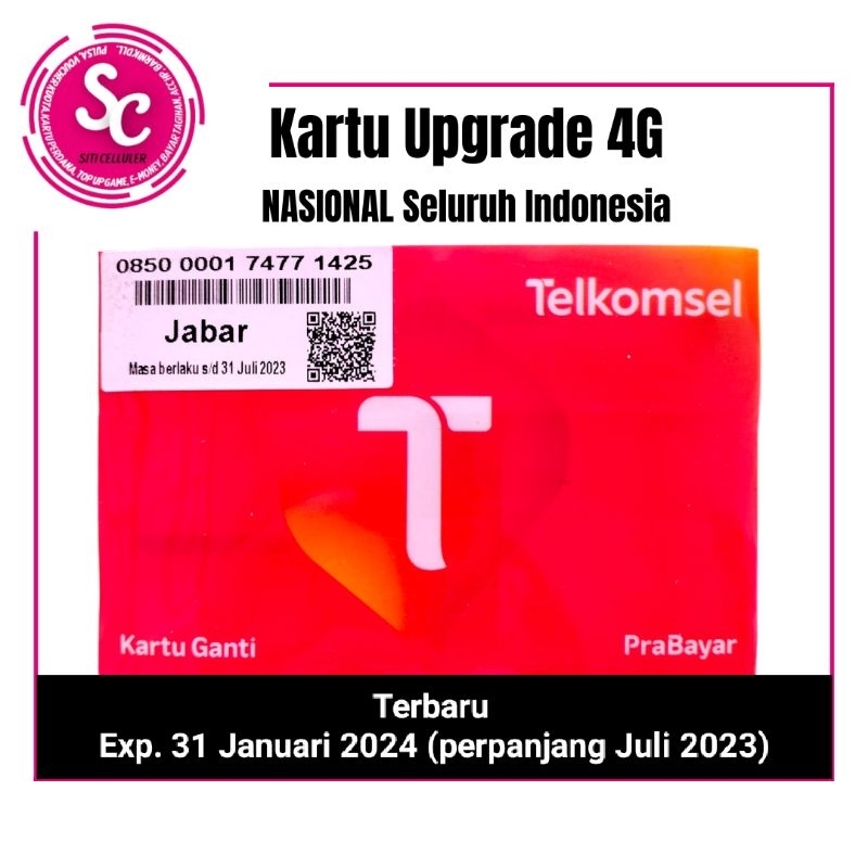 Jual Kartu Upgrade 4G Telkomsel/Simpati/As Shopee Indonesia
