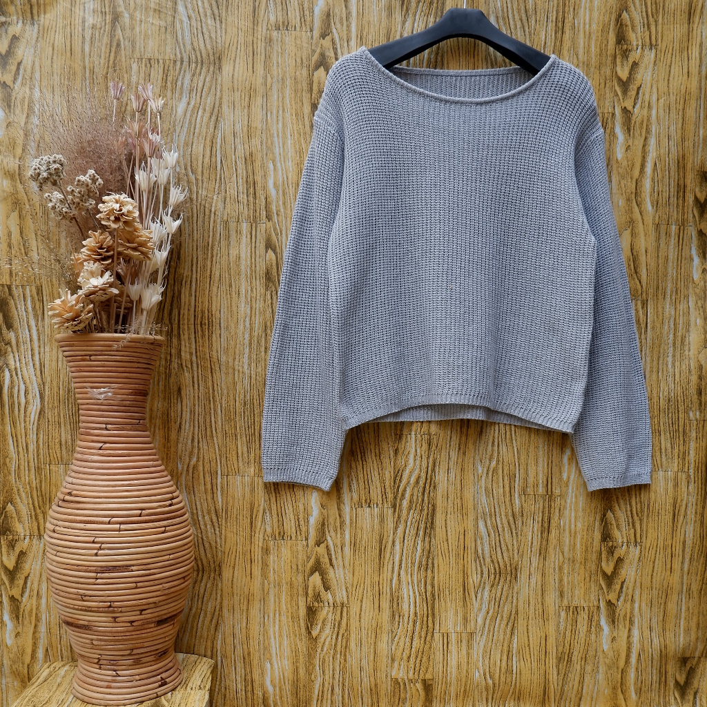 Jual ZIVA SWEATER RAJUT BLOUSE ATASAN WANITA KNIT Shopee Indonesia