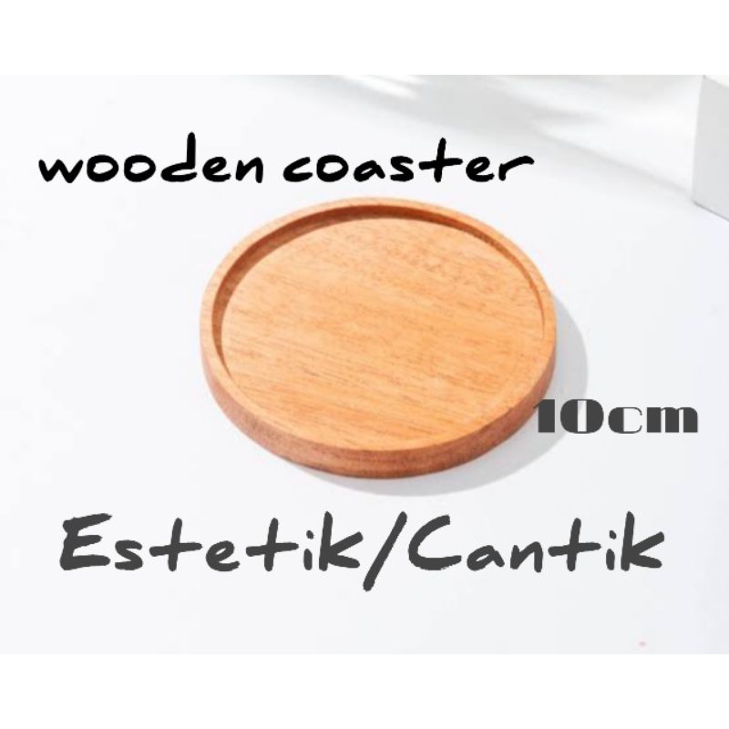 Jual Tatakan Gelas kayu 9Cm||Alas gelas kayu||Tatakan Gelas Premium