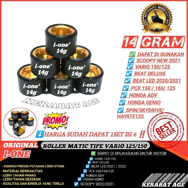 Jual Roller Gram Roler Loler Vario Beat Deluxe Pcx Spin