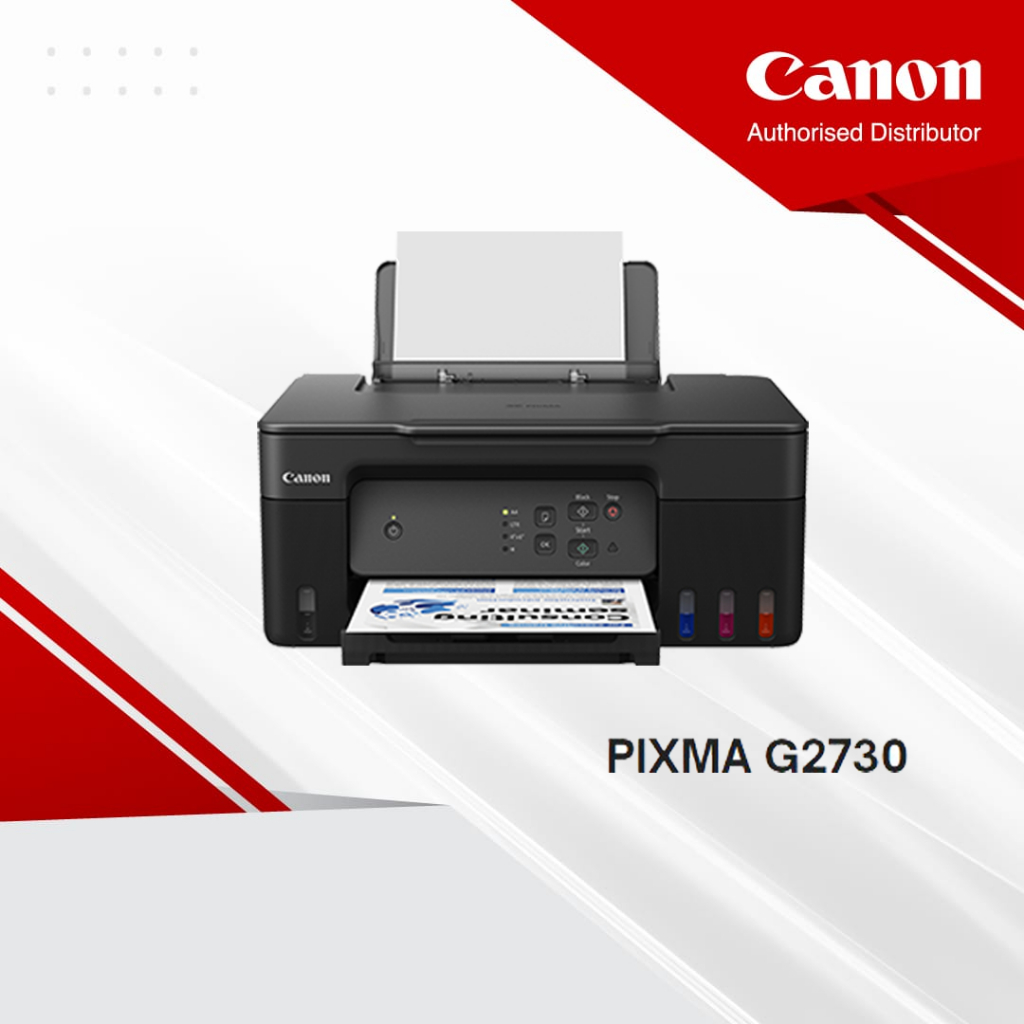 Jual printer ink tank canon pixma g2730 black print scan copy
