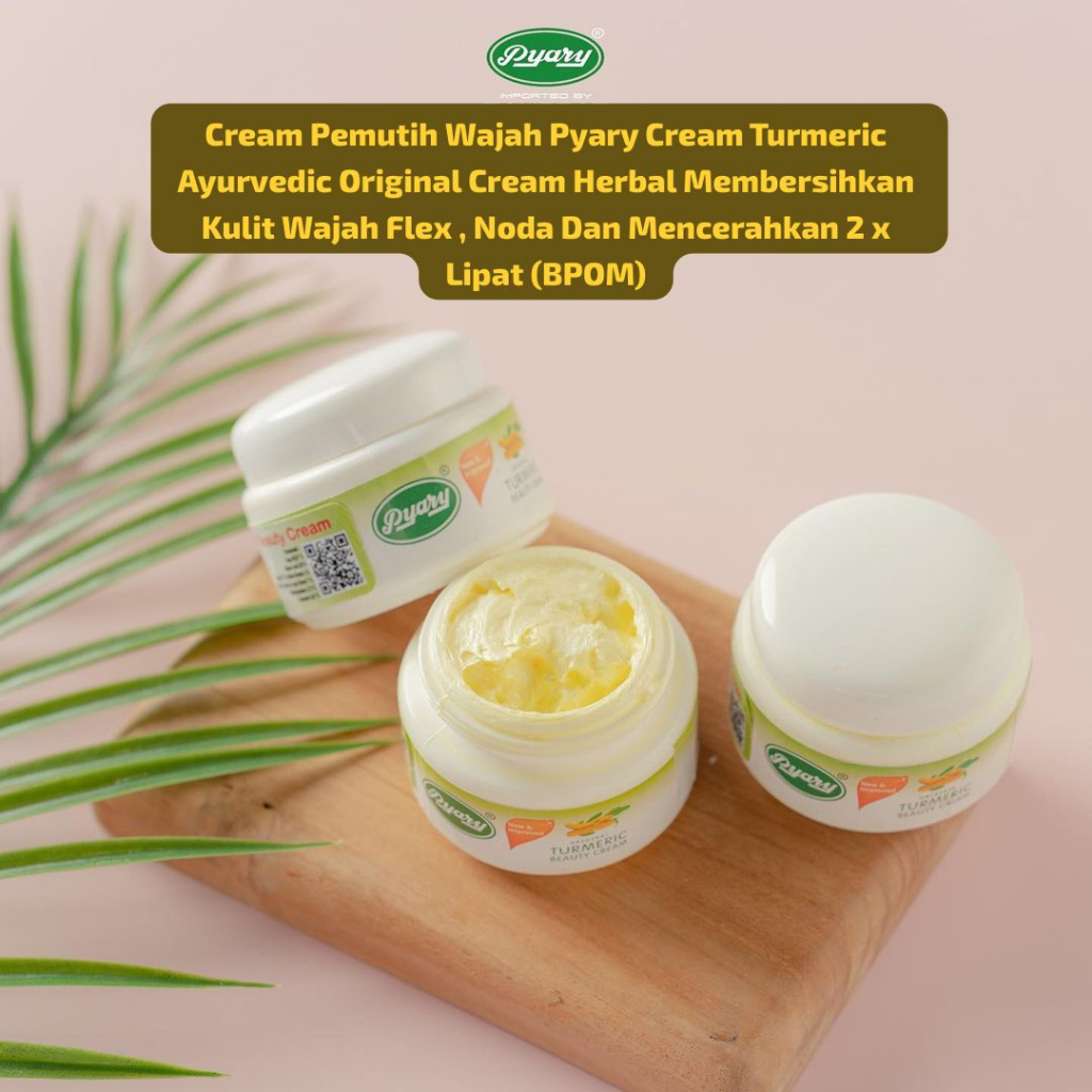 Jual Cream Pemutih Wajah Pyary Cream Arab Turmeric Ayurvedic Original ...