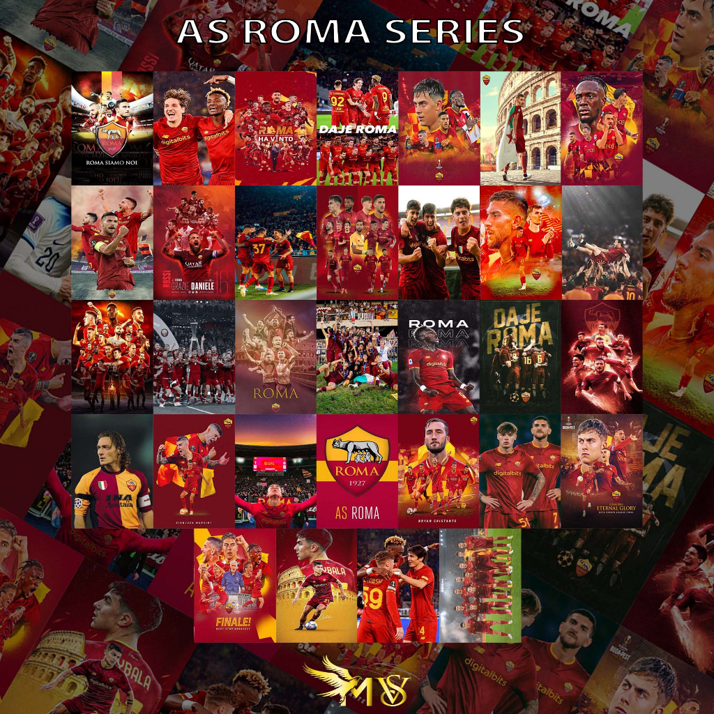 Jual POSTER DINGDING AESTHETIC / POSTER AS ROMA / POSTER BOLA / POSTER ...