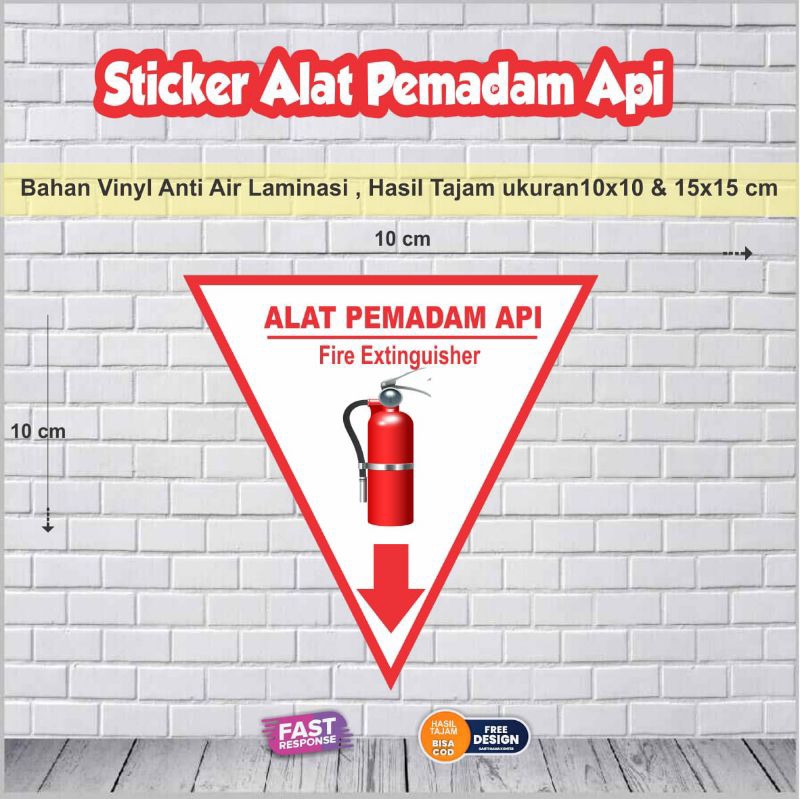 Jual Stiker Alat Pemadam Api Apar Vinyl Anti Air Shopee Indonesia