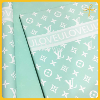 Jual Flower Wrapping Premium LV Louis Vuitton Limited / Kertas Buket Bunga  - white - Kab. Tangerang - Harga Impian