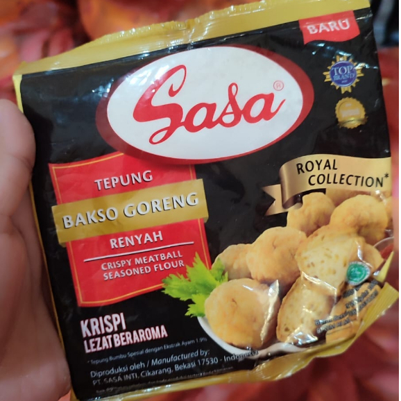 Jual Tepung Bumbu Sasa Tepung Bakso Goreng Renyah Kemasan 100g Shopee Indonesia