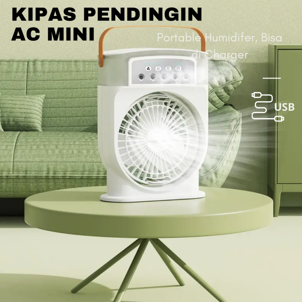 Jual Kipas Angin Ac Mini Baterai Mah Air Cooler Fan Mini Kipas Mini Portabel Humidifier