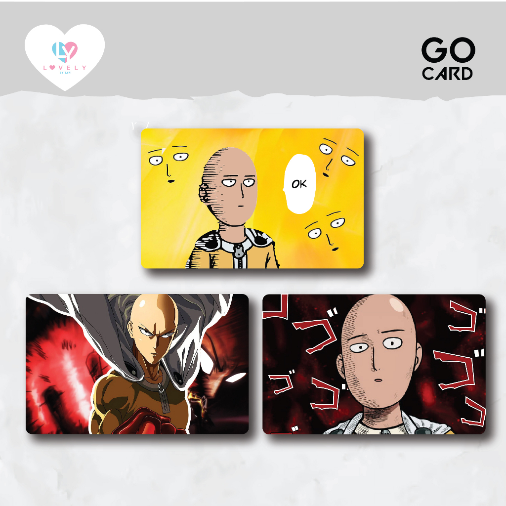 Jual Sticker Kartu ATM One Punch Man OPM Hologram Emoney Flazz Sticker ...