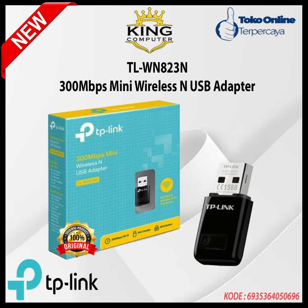 Jual TP-LINK TL-WN823N 300Mbps Mini Wireless N USB Adapter USB WIFI ...