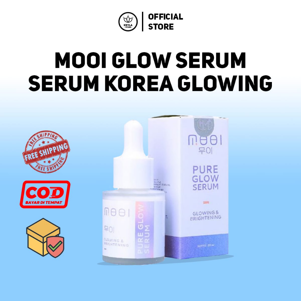 Jual MOOI Pure Glow Serum - Original Serum Wajah Glowing Korea Anti ...