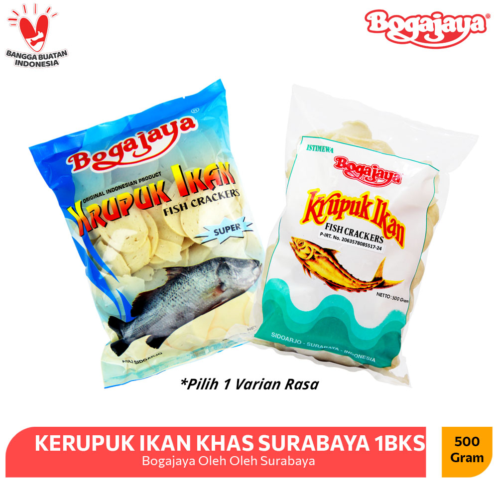 Jual Kerupuk Ikan Khas Surabaya 500 Gram Krupuk Ikan Tenggiri Pilih