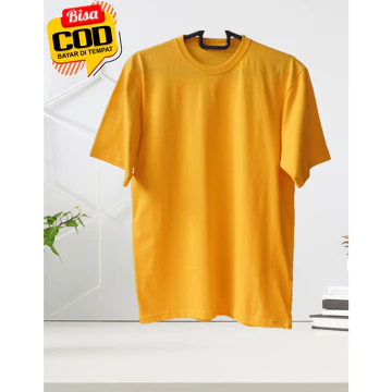 Kaos Polos Pria Cotton Combed 30s Kaos Lengan Pendek Pria Round Neck Regular Fit Kaos Polos