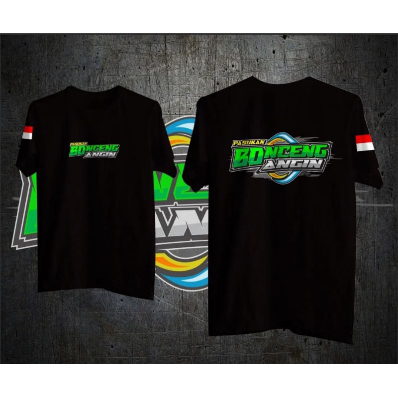 Jual bisa bayar di tempatkaos t-shirt pasukan bonceng angin/kaos