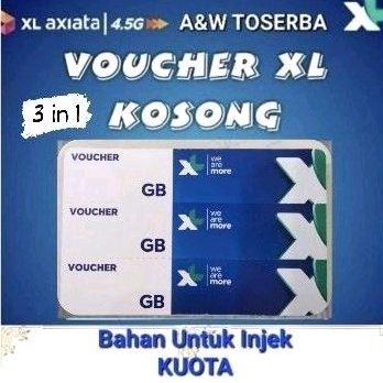 Jual Voucher Kosong XL Nasional 3 in 1 | Shopee Indonesia