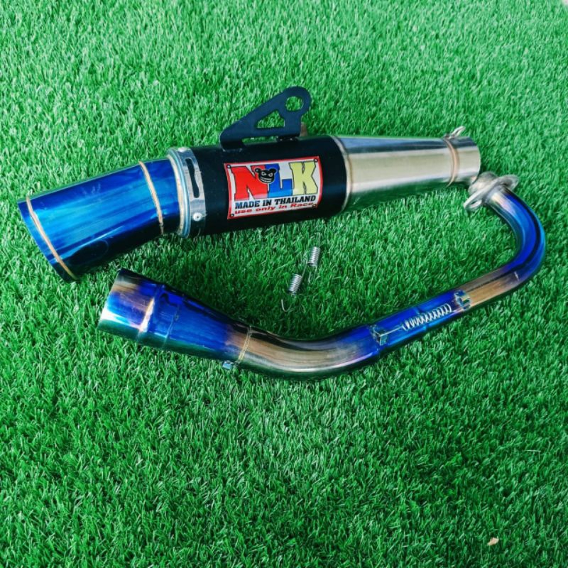 Jual NLK Conical Open pipe Exhaust pipe Canister 1set Mio sporty/125