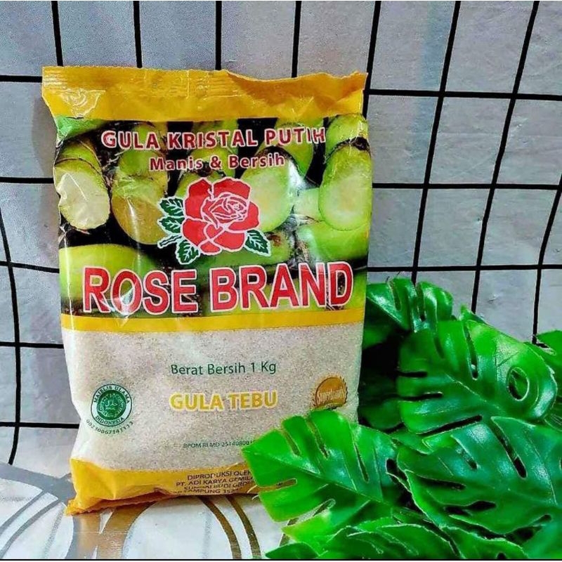 Jual Gula Pasir Rose Brand 1kg / gula kba pink 1kg | Shopee Indonesia