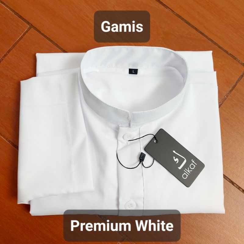 Jual Gamis pria gamis putih polos gamis hitam polos lengan panjang