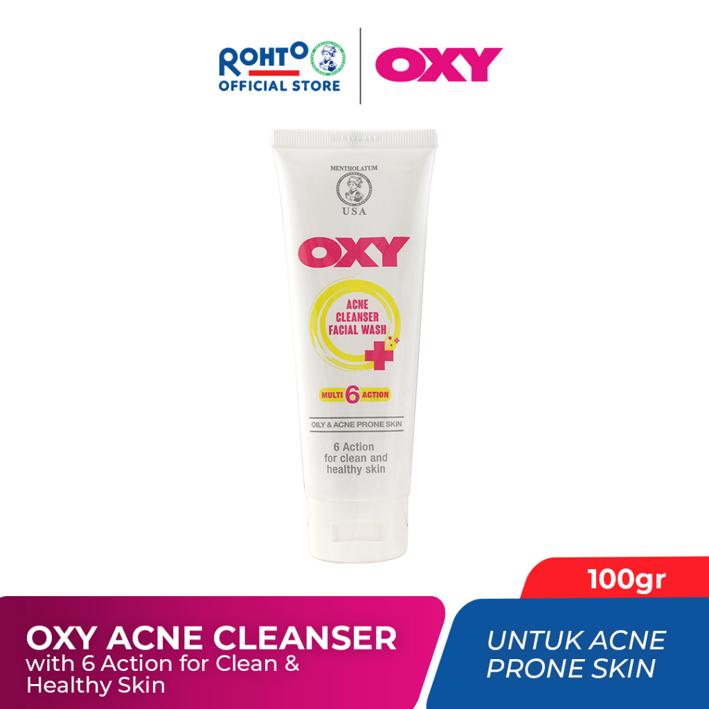 Jual Oxy Acne Cleanser Facial Wash 100gr (Fights acne, cleans pores
