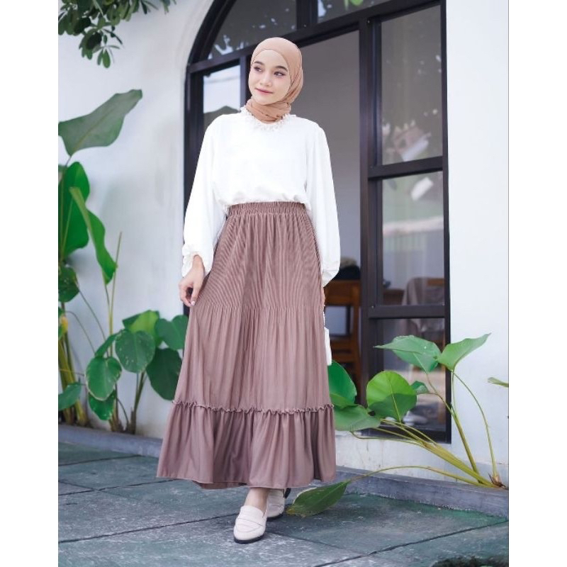 Jual ROK SUSUN CLARA ROK CANDA ROK TUTU TINGKAT ROK POLOS CANTIK KERJA ...