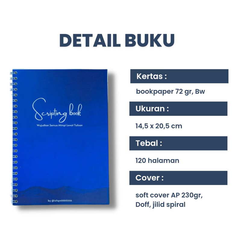 Jual BUKU SCRIPTING LOA MANIFEST IMPIAN 2025 | Shopee Indonesia