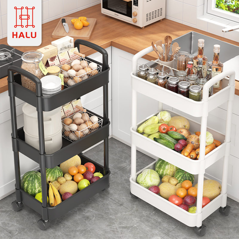 Jual HALU Rak Troli Roda 3 4 5 Susun Rak Kamar Tidur Dapur Kamar Mandi ...