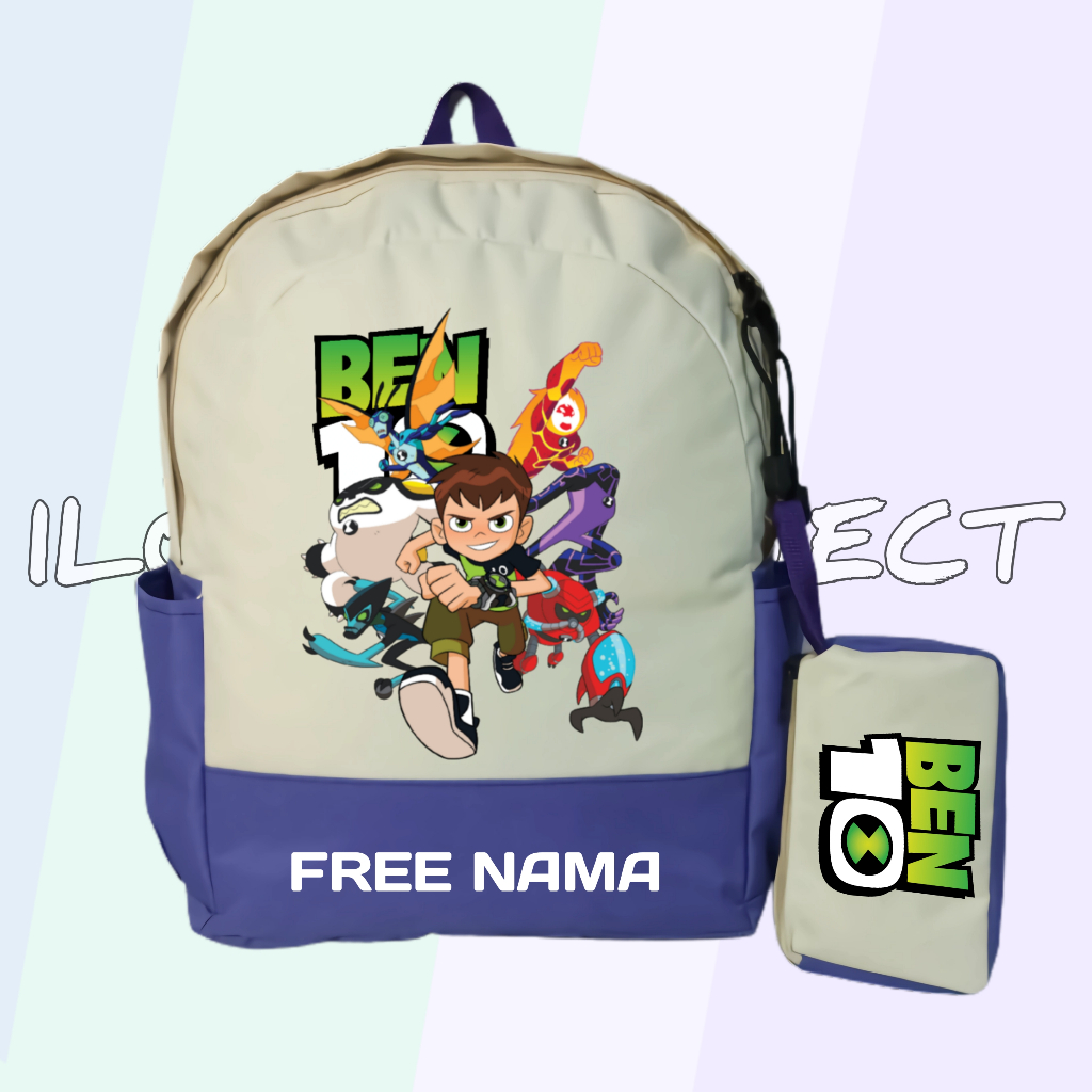 Jual Tas Ransel Anak Sekolah Ben 10 Backpack Anak Custom Gambar