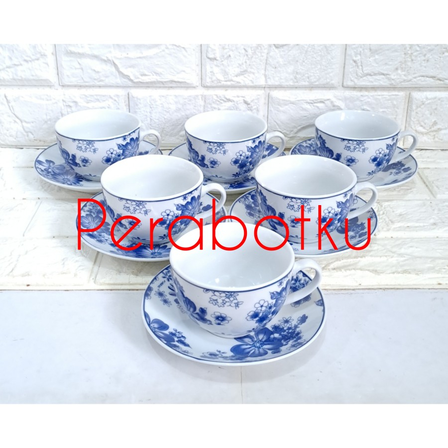 Jual [KHUSUS INSTAN] Cangkir Set Formia Blue FR3512220B / Gelas Teh ...