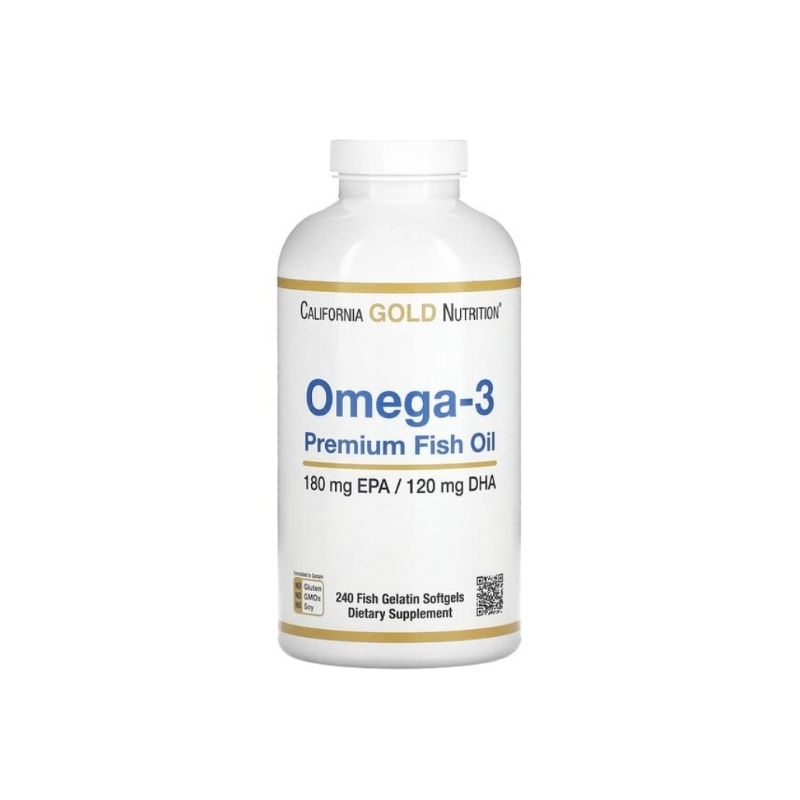 Jual California Gold Nutrition Omega-3 Premium Fish Oil 240 Fish ...