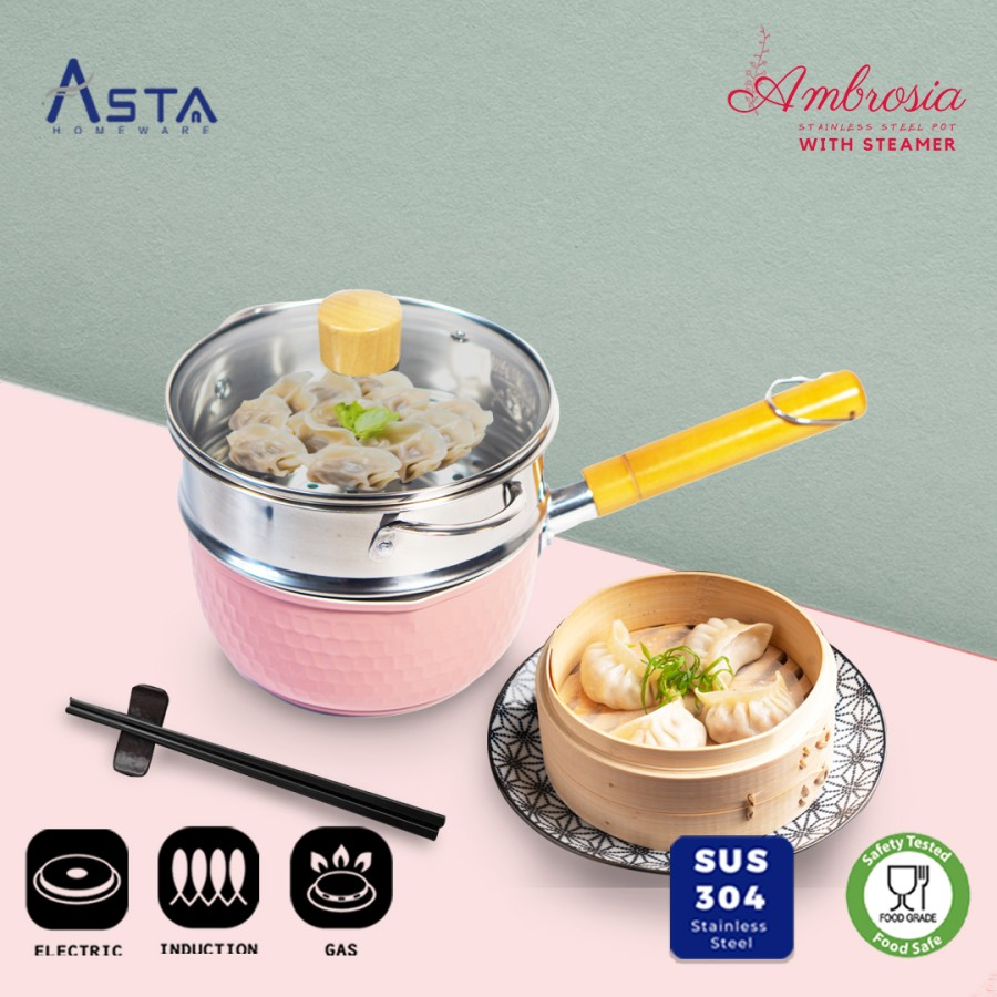 Jual Sauce Pan Milk Pan Panci Susu Steamer Kukusan MPASI Asta Ambrosia ...