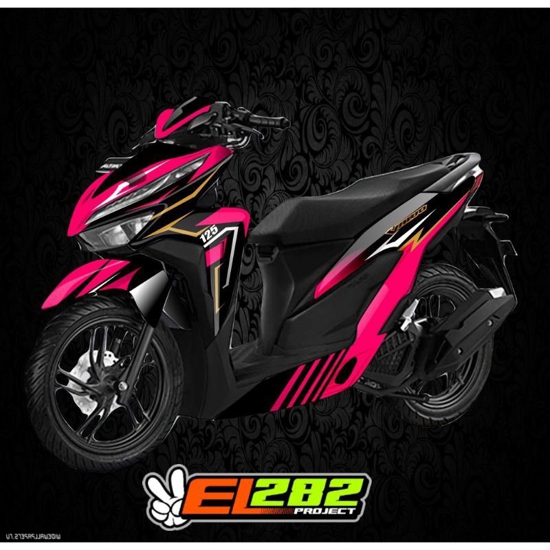 Jual stiker decal Vario new 125/150 fullbody motif simple&elegant