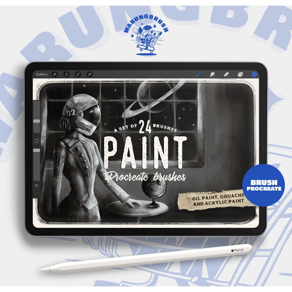 Jual Procreate Paint Brushes - Oil, Gouache, Acrylic BP00135 | Shopee ...