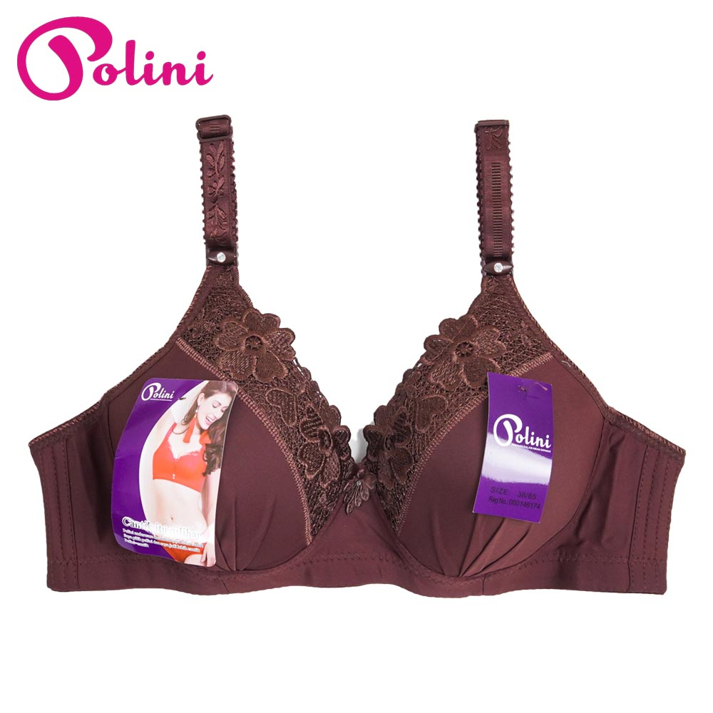 Jual Polini Bra Bh Wanita Premium Tanpa Kawat Kait 3 Pakaian Dalam A178