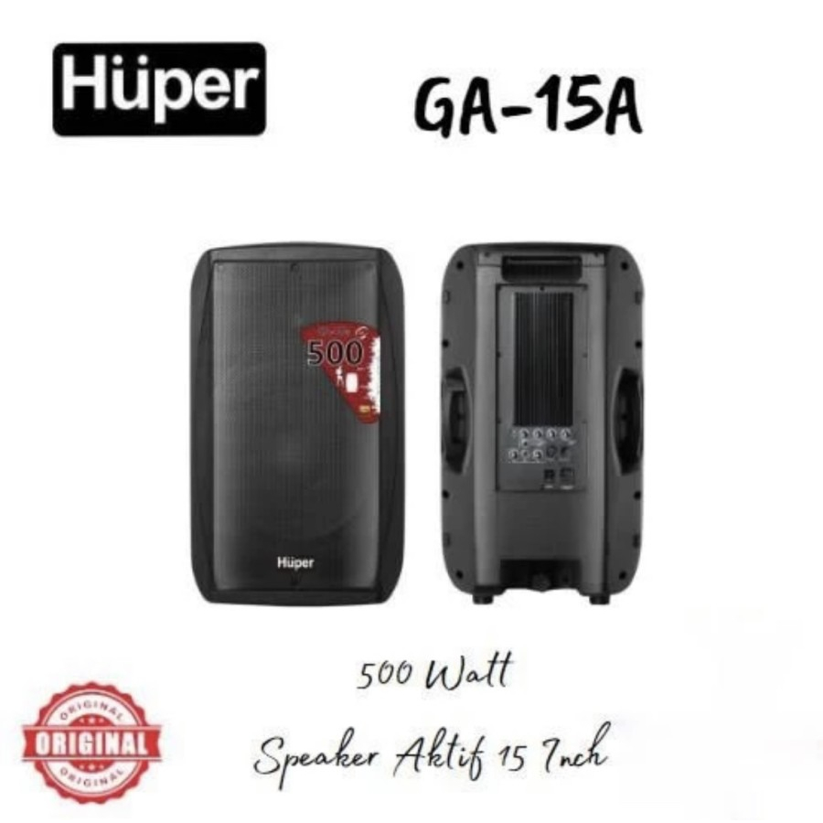 Jual Speaker Aktif Huper GA 15 A Original 15 inch Active GA 15A HUPER ...