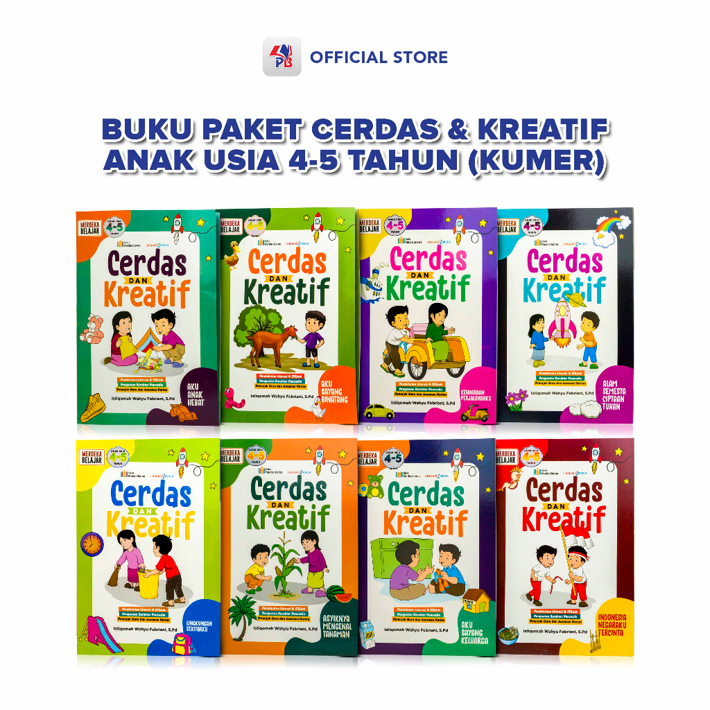 Jual Paket Buku Belajar Anak Paud Usia 4 - 5 Tahun Seri Cerdas Dan ...