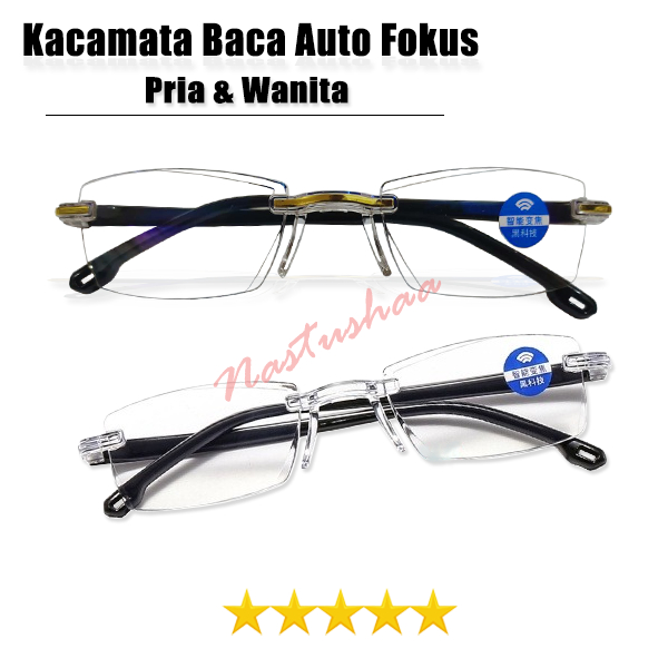 Jual Kacamata Baca Super Auto Fokus Anti Blue Ray Wanita Pria Kacamata Baca Auto Fokus Ajaib