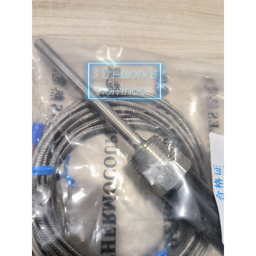 Jual THERMOCOUPLE PT100 1/2" X 100MM | Shopee Indonesia