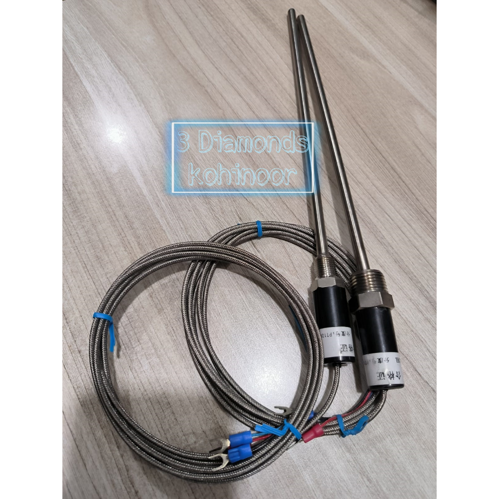 Jual THERMOCOUPLE PT100 1/2" X 250MM | Shopee Indonesia