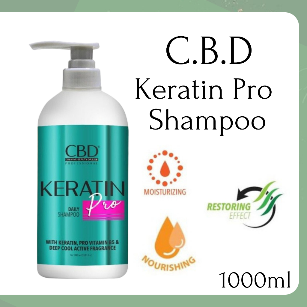 Jual Cbd Professional Keratin Pro Daily Shampoo Ml Shopee Indonesia