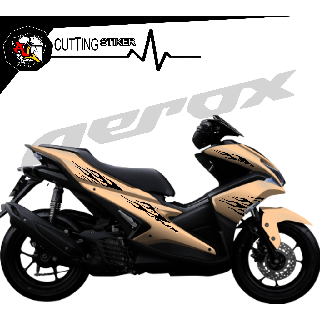 Jual STICKER CUTTING API UNTUK MOTOR AEROX OLD/283/STIKER MOTOR ...