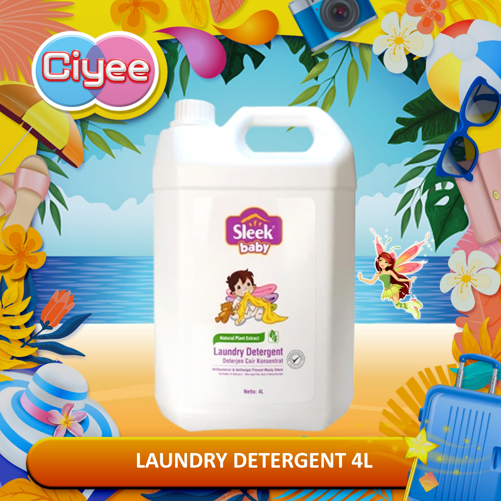 Jual Sleek Baby Laundry Detergent Cair 4 Liter - Detergen Pakaian Bayi ...