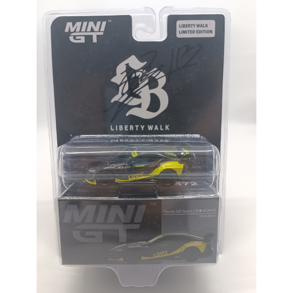 MINI GT LB WORKS Lamborghini Huracan Fighters Works Signed LBWK
