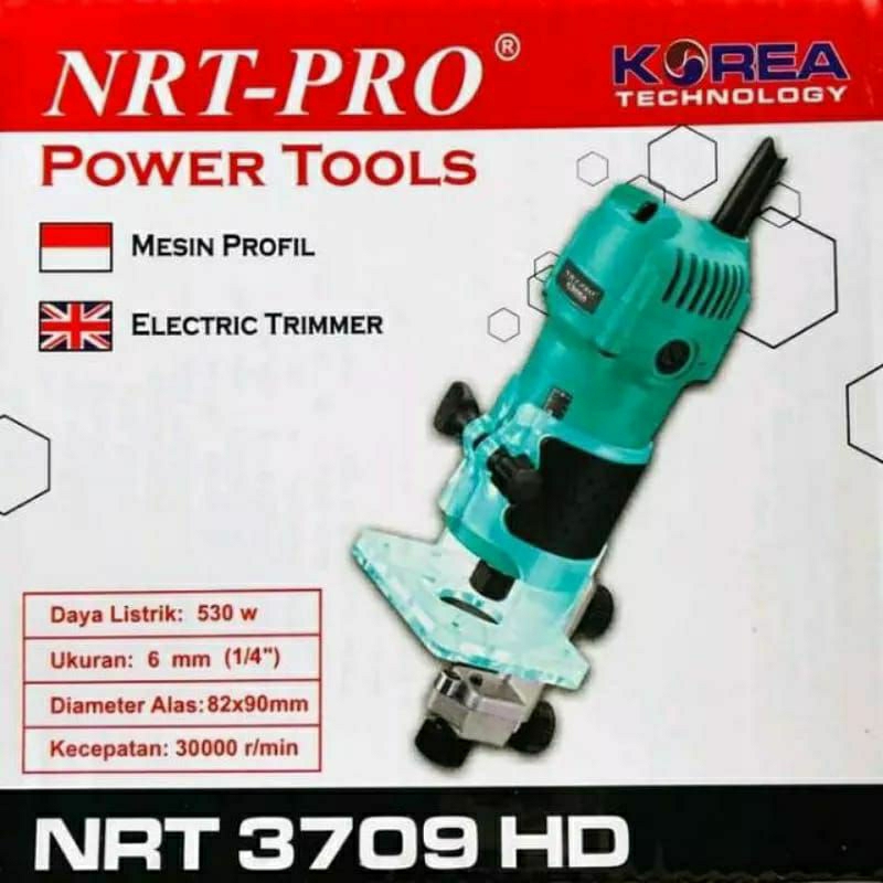 Jual MESIN TRIMER / PROFILE / ROUTER TYPE 3709HD MERK NRT PRO 100% ...
