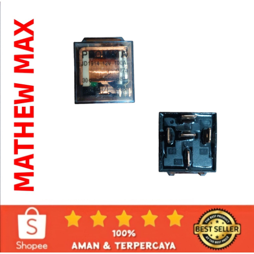 Jual Relay Transparan / Relay Klakson Kaki 5 12V 24V 100A Shopee Indonesia