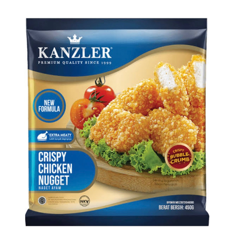 Jual Kanzler Crispy Chicken Nugget With Bubble Crumb Shopee Indonesia